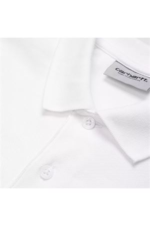 White pique cotton polo shirt CARHARTT WIP | I02380700R